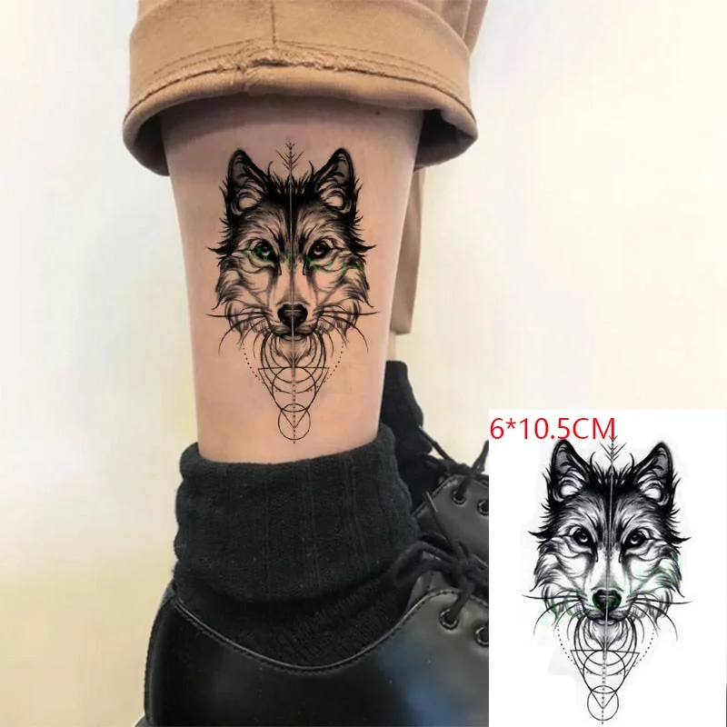 Waterproof Temporary Tattoo Sticker fly birds mermaid owl deer mandala tatto stickers flash tatoo fake tattoos for women girl 4