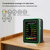 6 In 1 Air Quality Monitor Accurate PM2.5 PM10 HCHO TVOC CO2 CO Detector
