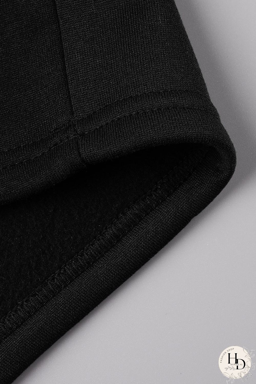 Black Fashion Casual Solid Patchwork Hooded Collar Long Sleeve Dresses