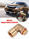 90 Degree Catalytic Converter M18x1.5 Extension Spacer for Checking Engine Light