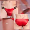 Men's Ultra-Thin Briefs Sexy Hot Shiny Waist Underwear
