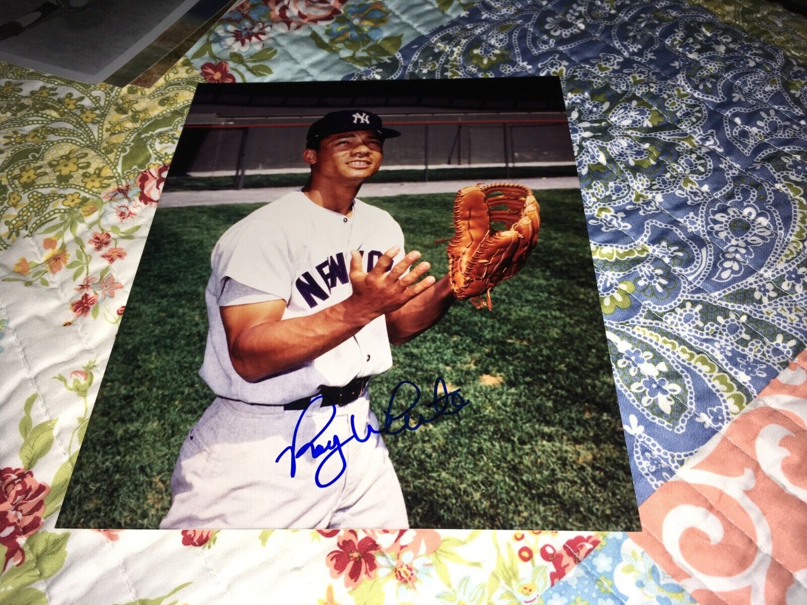 Roy White New York Yankees Signed 8 x 10