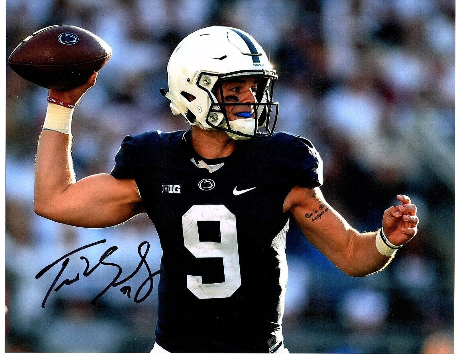 Trace McSorley Penn State Nittany Lions Reprinted autographed signed 8x10 Photo Poster painting