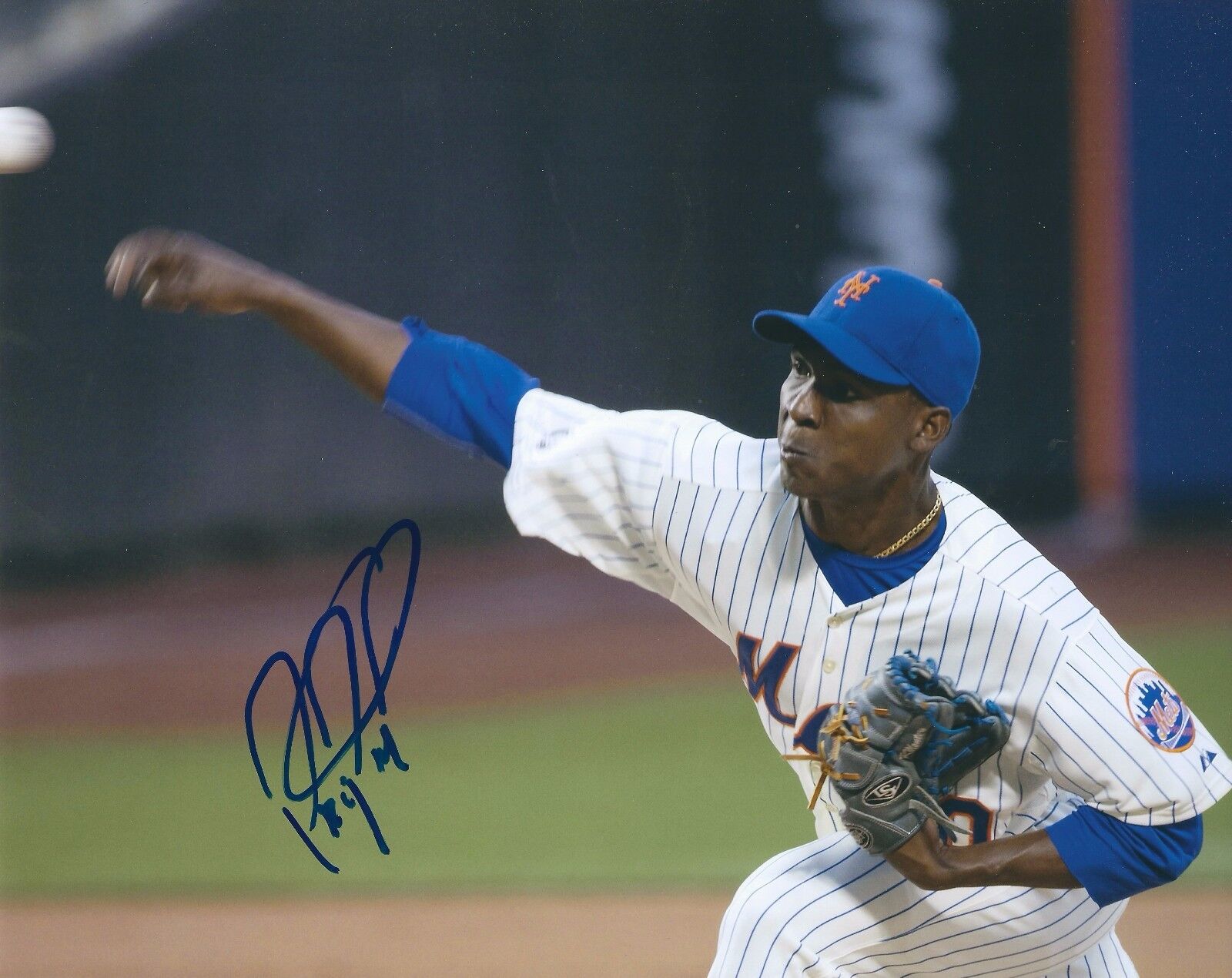 Autographed Rafael Montero New York Mets 8x10 Photo Poster painting- COA