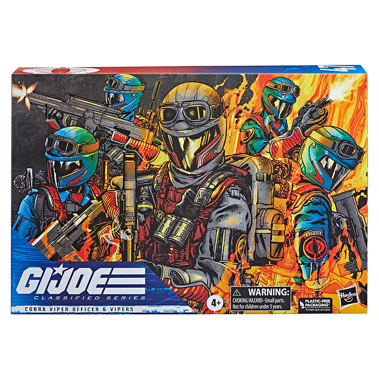 Hasbro G.I. Joe Classified Series Cobra Viper Officer & Vipers Troop Builder Pack