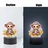 Cute Animal Diamond Painting LED Lamp Diamond Painting Night Light (Monkey)