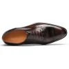 Handmade Mens Brown Leather Oxford Dress Shoes Business