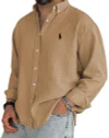 Men's Stylish Linen Cotton Button Down Shirt