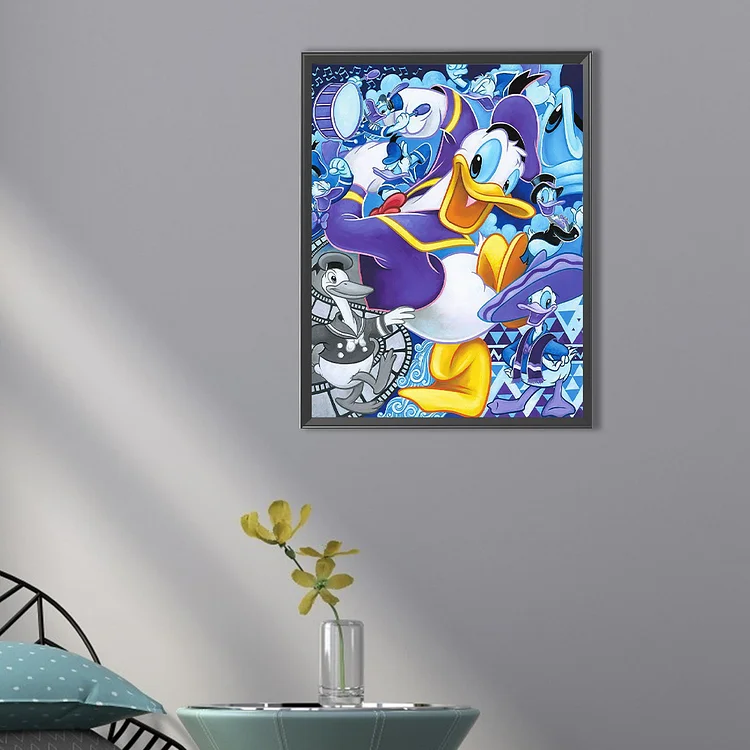 Disney Diamond Art Donald Duck DIY 5D Diamond Painting Kits for Adults and  Kids Full Drill Arts Craft by Number Kits for Beginner Home Decoration