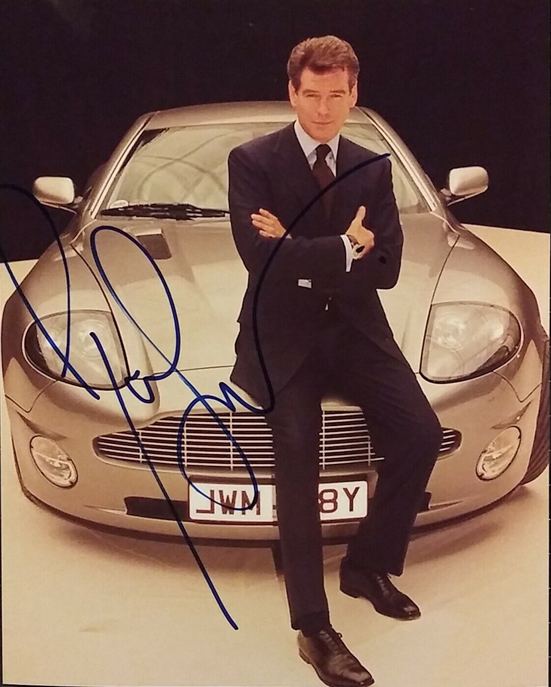 Pierce Brosnan signed 8 x 10