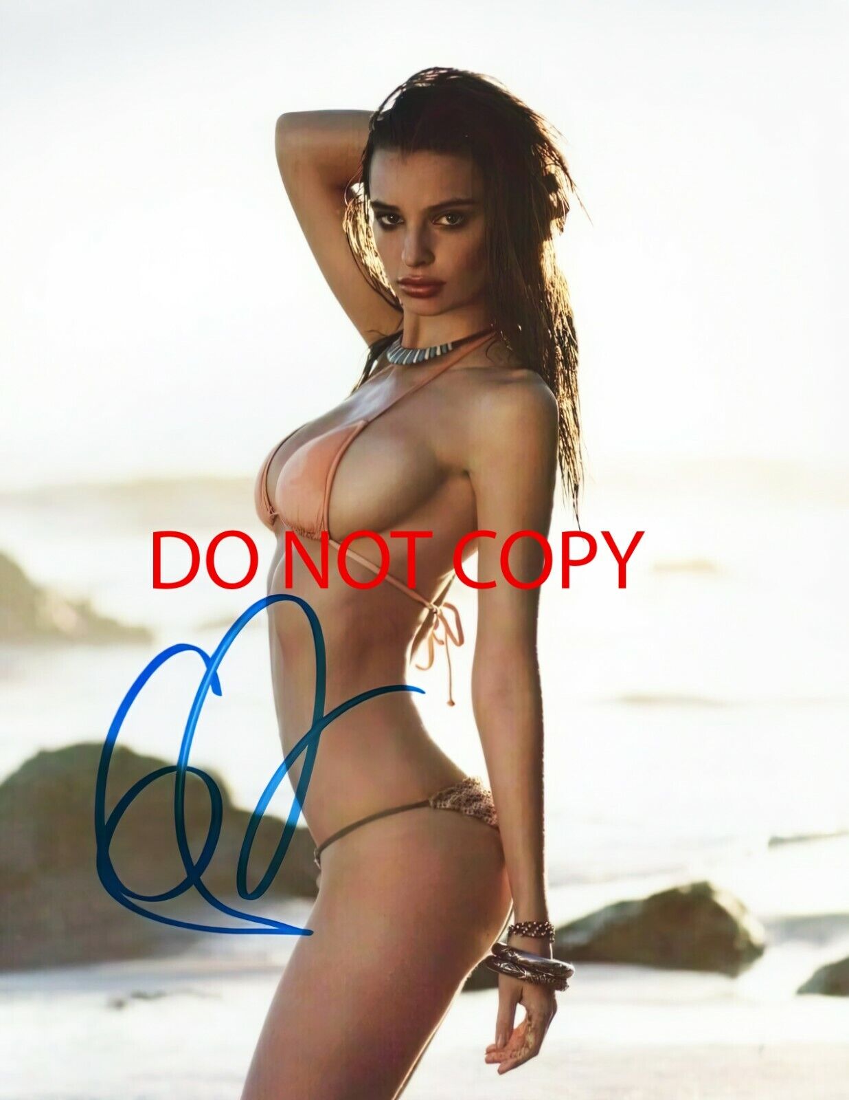 Emily Ratajkowski - Autographed Signed 8x10 Photo Poster painting (Gone Girl) Reprint