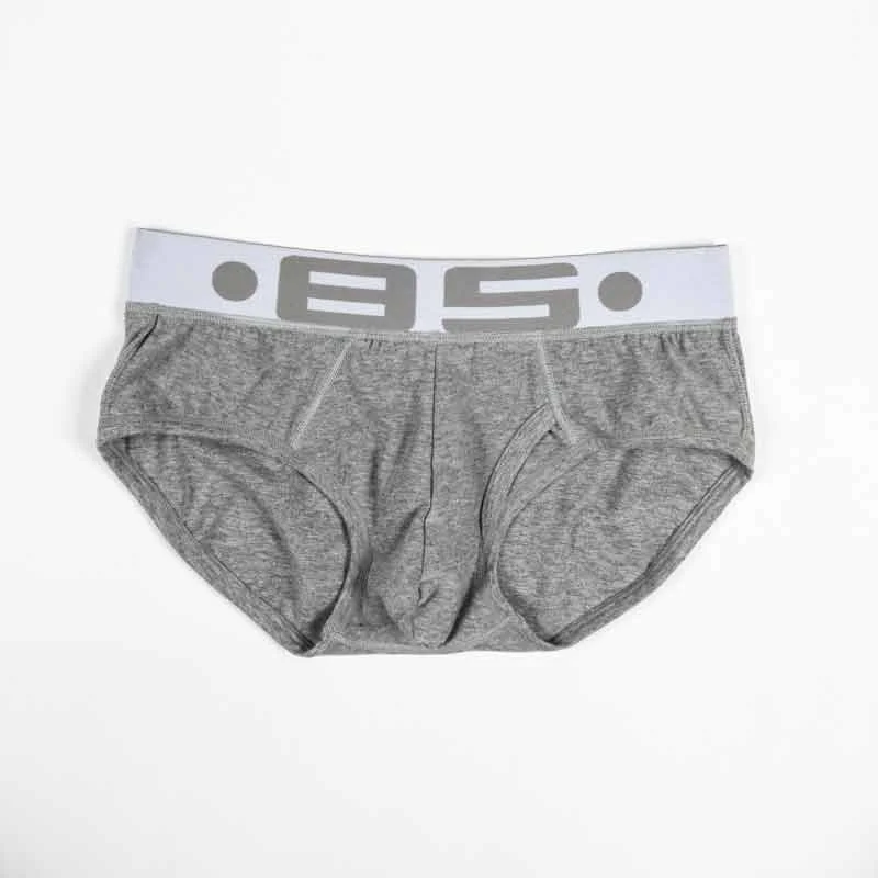 Aonga BS  Men Underwear Briefs Breathable Cotton Solid Underpants Mens Slip Briefs Brand Cueca Male Panties Mens 4 Colors BS102 aonga