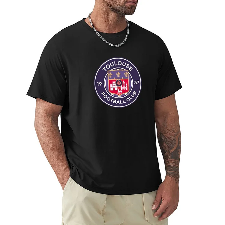 Toulouse FC Graphique Coton T-shirt Manche Courte Homme