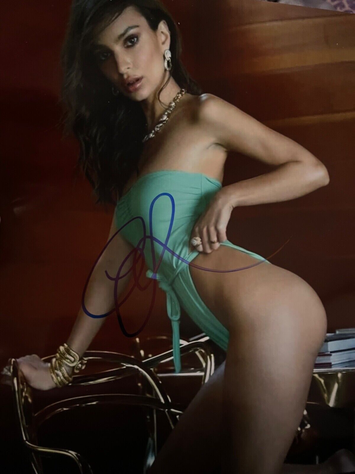 Emily Ratajkowski signed 8 x10 Photo Poster painting sexy picture super duper hot hott 1