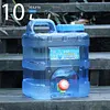 Portable Container with Faucet Camping Equipment Outdoor Water Bucket for Hiking