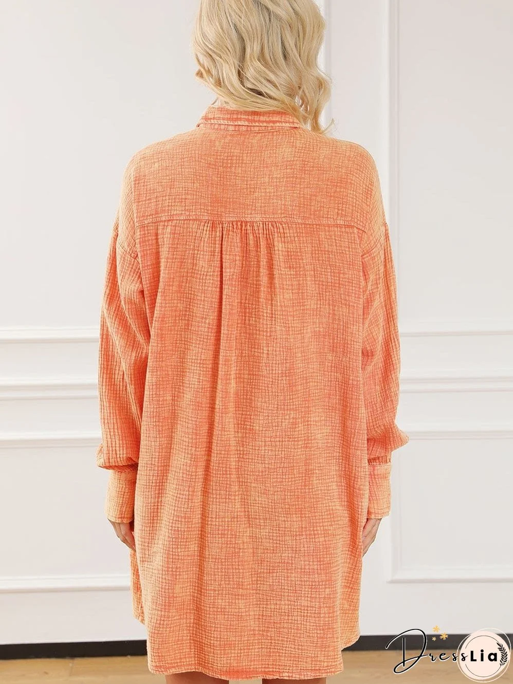 Autumnal-Colored Mini Dress