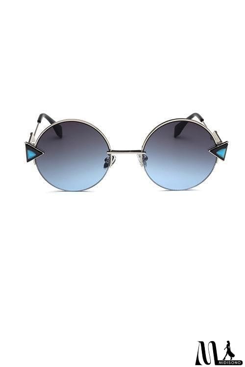 MidiSono - Oversized Round Sunglasses