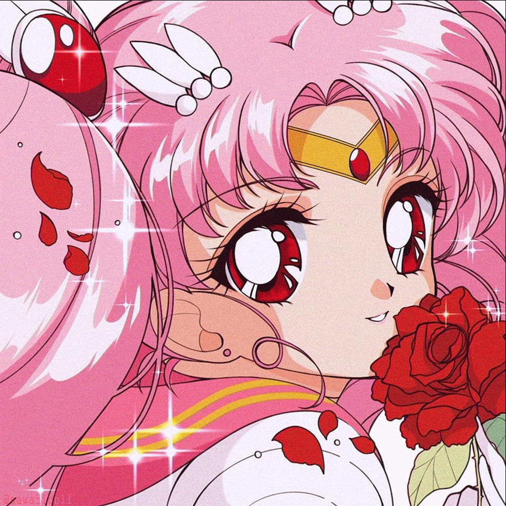 Sailor Moon·Douji Rabbit 30*30cm(canvas) full round drill diamond painting