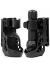 Flashlight Holster with Lever Side Lock System 360 Rotating Torch Holster