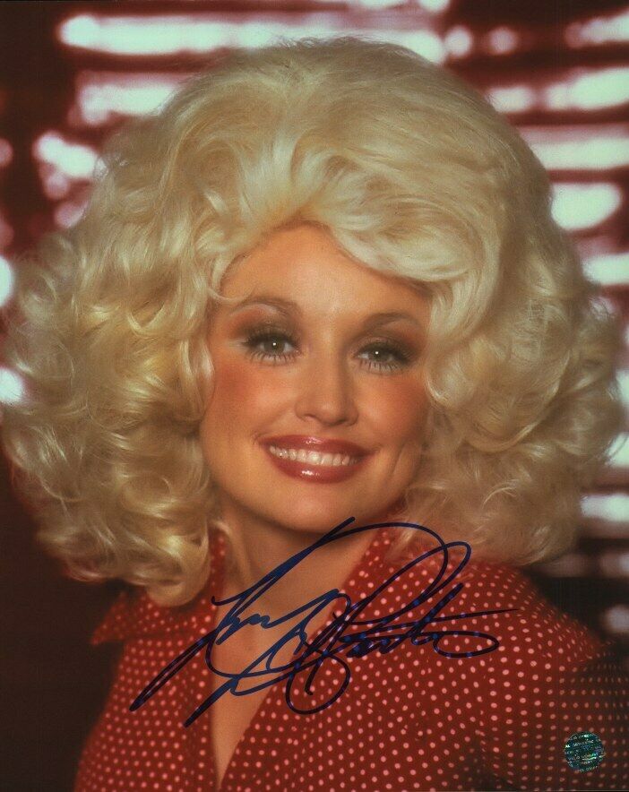 DOLLY PARTON Autographed Original 8x10 Photo Poster painting LOA TTM