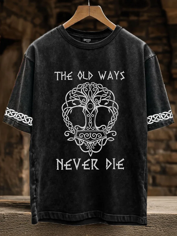 Herren Viking Inspir bedrucktes Kurzarm-T-Shirt