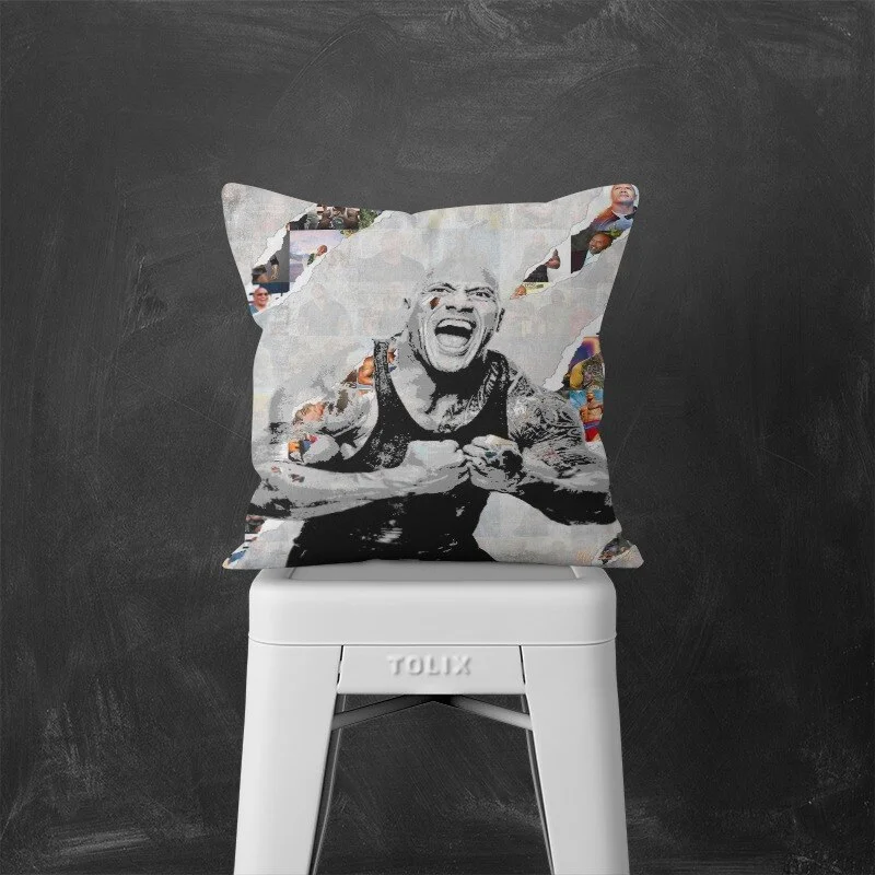 Athvotar Johnson Shrek Pillowcase Decorative Cushions for Living Room Sofa Decor Pillow Case Home Cushion Cover 45*45cm 60x60cm