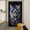 (Big Size)Cat - 11CT Stamped Cross Stitch - 45*75cm