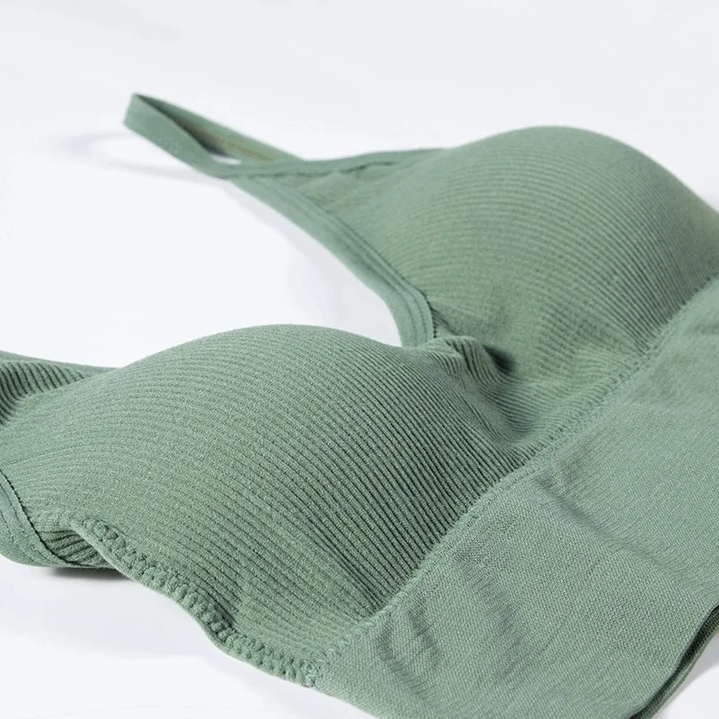 Billionm Gathering Bralette Push Up Bra Summer Anti-light Korean Style Wild Tube Top Sexy No Rims Bra