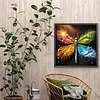 Diamond Painting -DIY Round Drill Dragonfly(40x40cm)