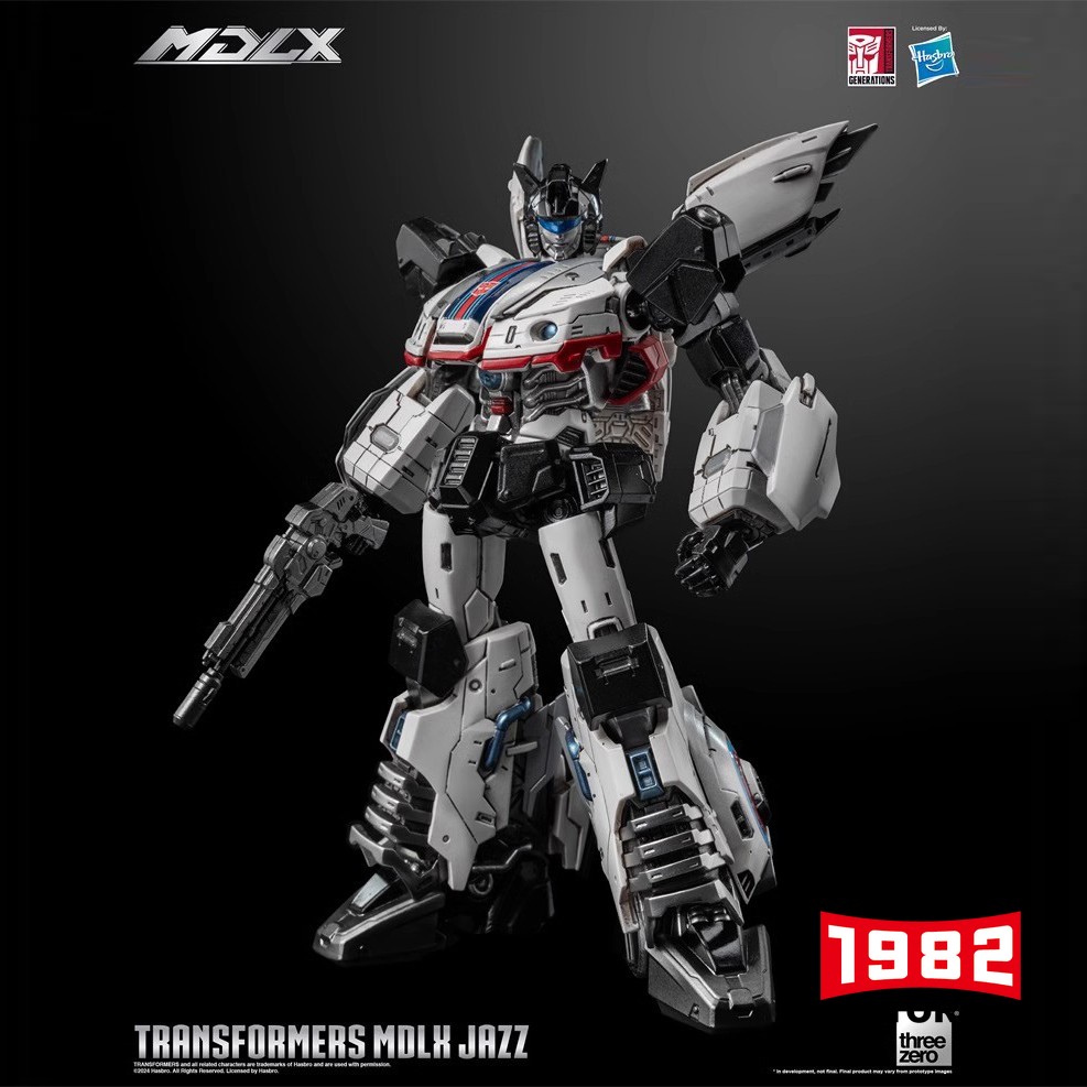 ThreeZero 3A MDLX Jazz - Alloy-Built Transformers Action Figure, Premium Collectible Model Toy Collection