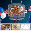 Diamond Painting Single-Sided Acrylic 250th Anniversary of the Founding of the US Hanging Pendant Sun Catcher for Home Garden Wall Door