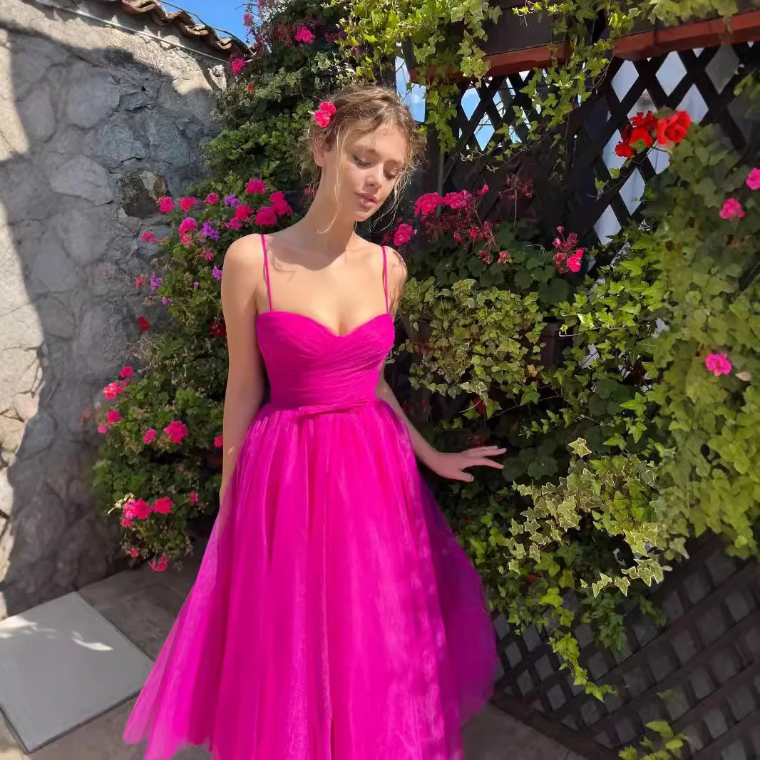 Uveng Uveng For Women's Summer Dress WISH Yarn Banquet Party New Sling Skirt