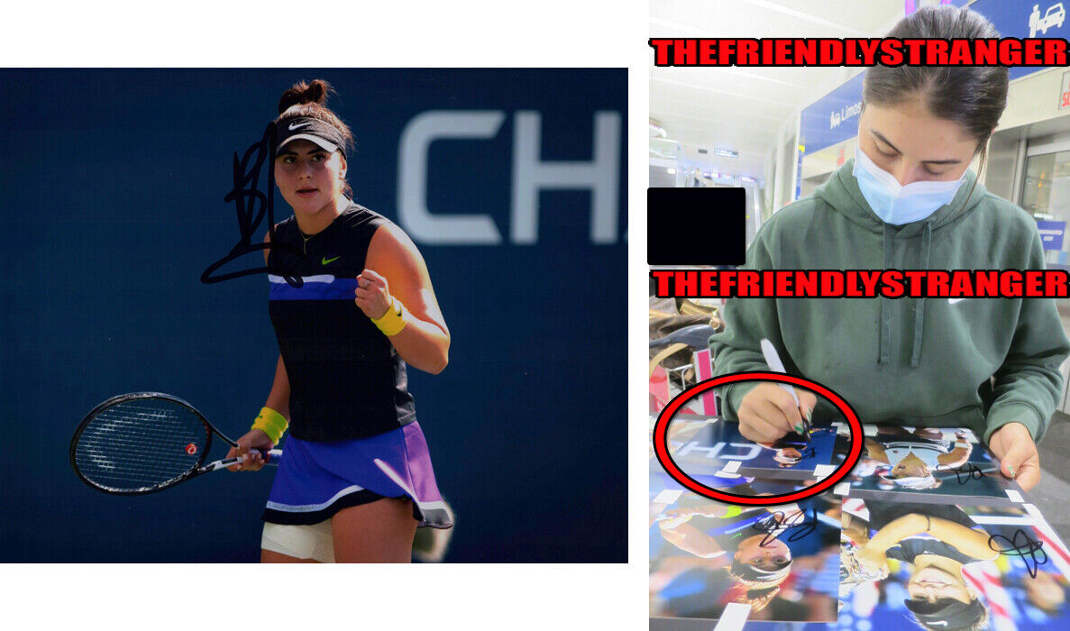 BIANCA ANDREESCU signed US OPEN CHAMPION