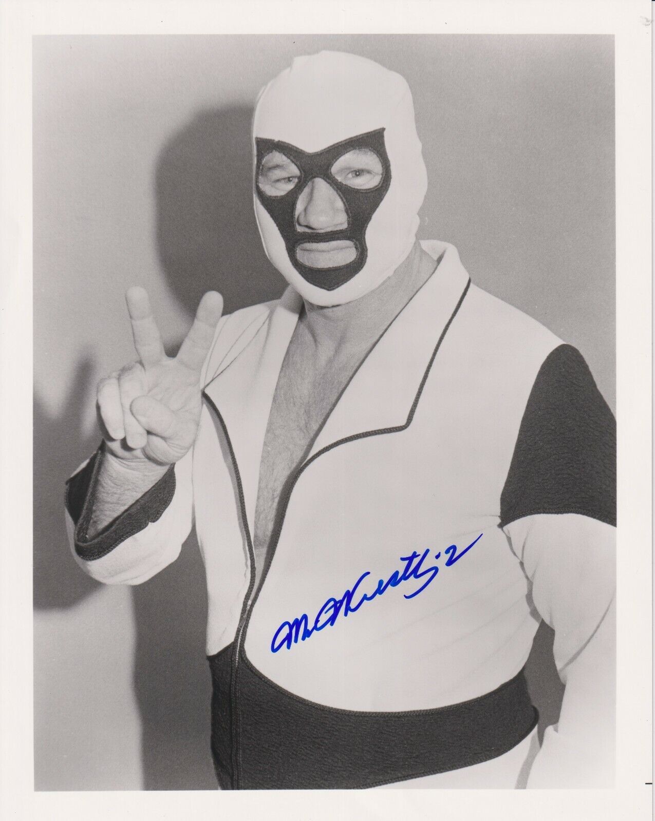 Mr. Wrestling II d.2020 Signed Auto Autographed 8x10 Photo Poster painting NWA HOF w/ COA