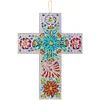 Pendentif acrylique croix diamant bricolage
