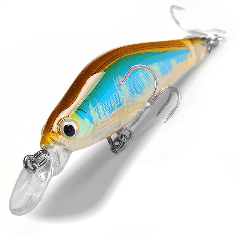 Bearking Quality  Fishing Lures For Sale 6.5cm 6g Professional Minnow Pvc Box Retail Fishing Tackle Hot A+ Fishing Lures Shad 