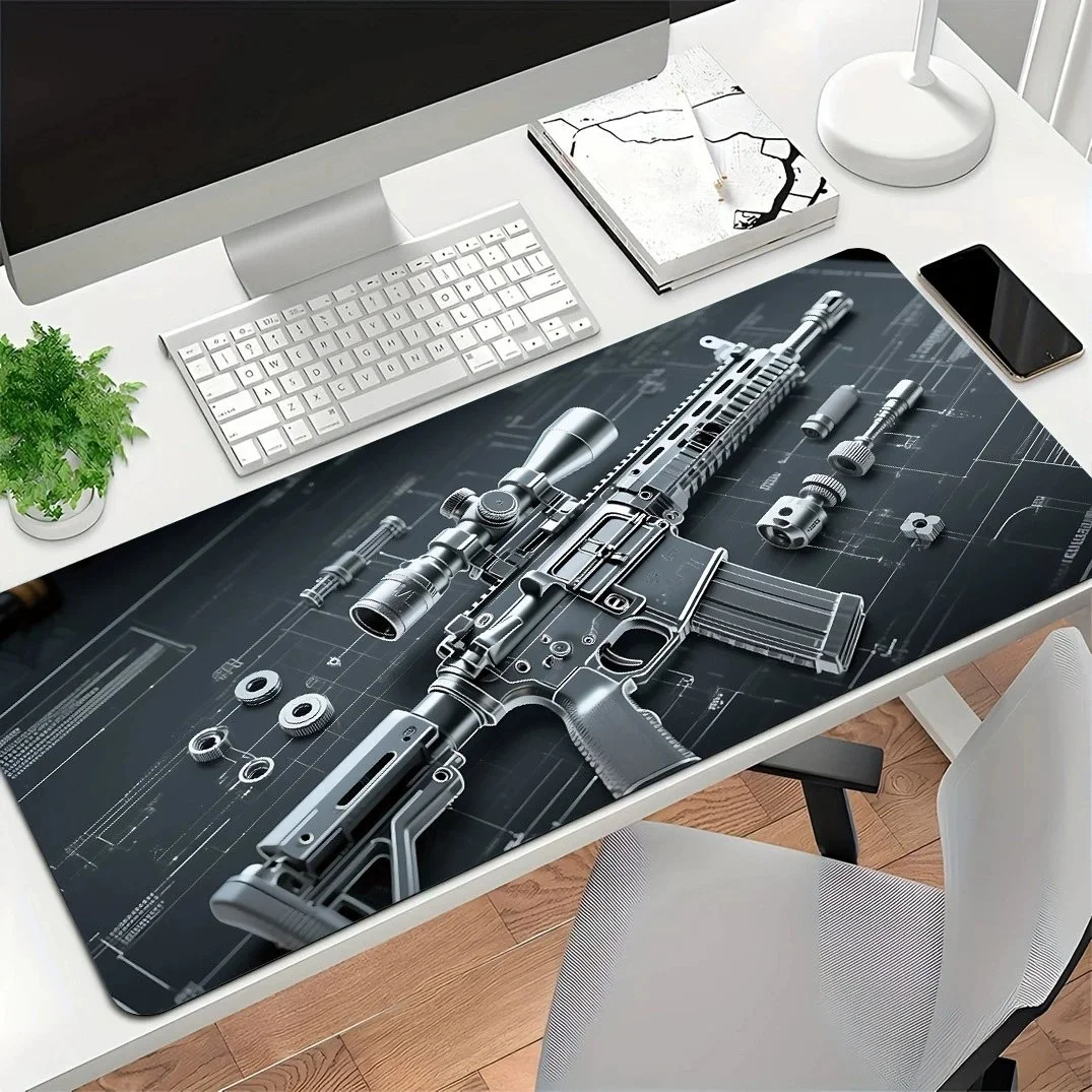 🔥Hot Sale 49% Off🔥Cool Military Weapon Build Weapon Parts Display Large Gaming Mouse Pad