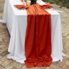 Plain Colors Cotton Event Resturant Napkins Table Runners Covers