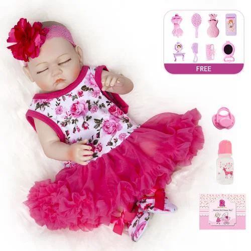 20" Laila Full Silicone Reborn Baby Doll Girl - Reborn Shoppe