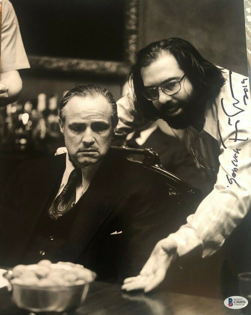 Francis Ford Coppola signed autographed 11x14 Photo Poster painting Godfather Marlon Brando