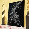 DIY Pearl Painting Beautiful Lines for Home Wall Decor with Frame(40*30cm)