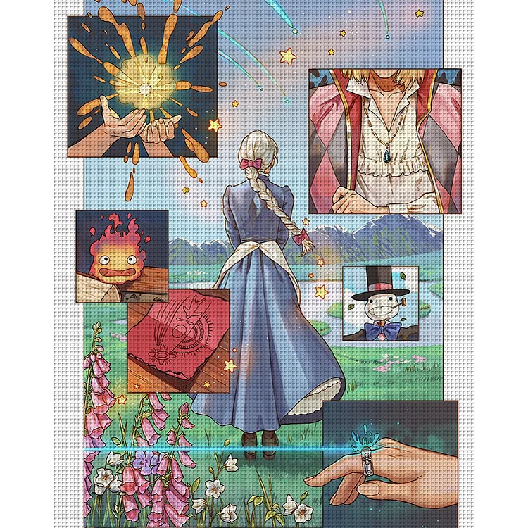 HOWL'S MOVINGCASTLE アクリルアート HOWL'S MOVINGCASTLE アクリルアート Howl's Moving Castle