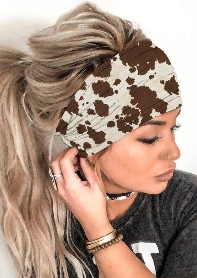 Boho-chic Cow Printed Women's Headband