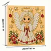 (20x20cm)Angel Pearl Painting Art Kits With Inner Frame Pearl Gem Paintings Picture Arts Craft for Adults Beginners Home Wall Decor
