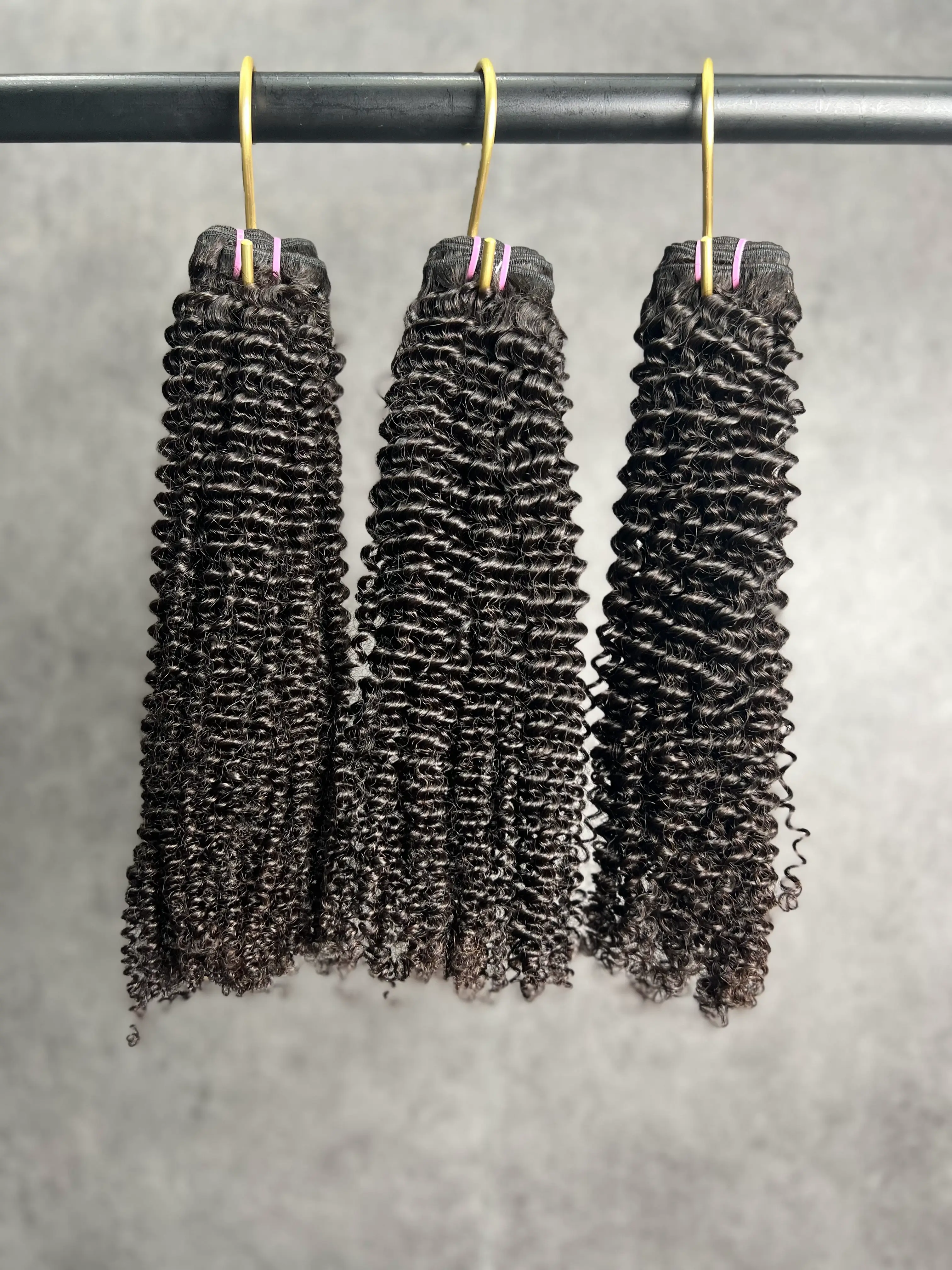 3PCS Kinky Curly Top Virgin Hair Bundles | 12–30 Inch |  Boruihair |  100% Human Hair