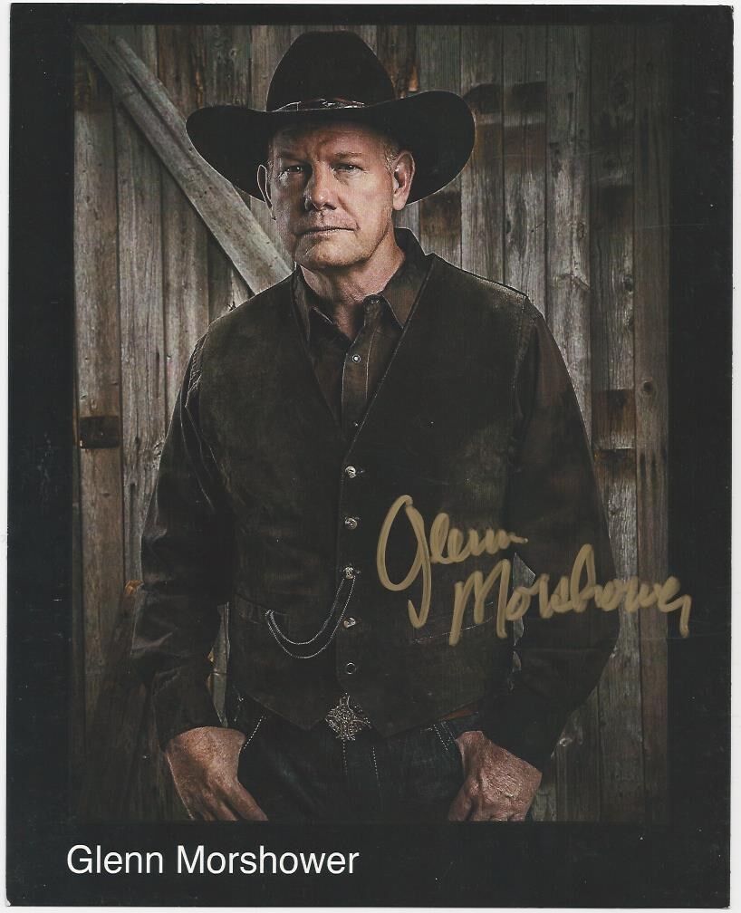 Glenn Morshower signed Photo Poster painting