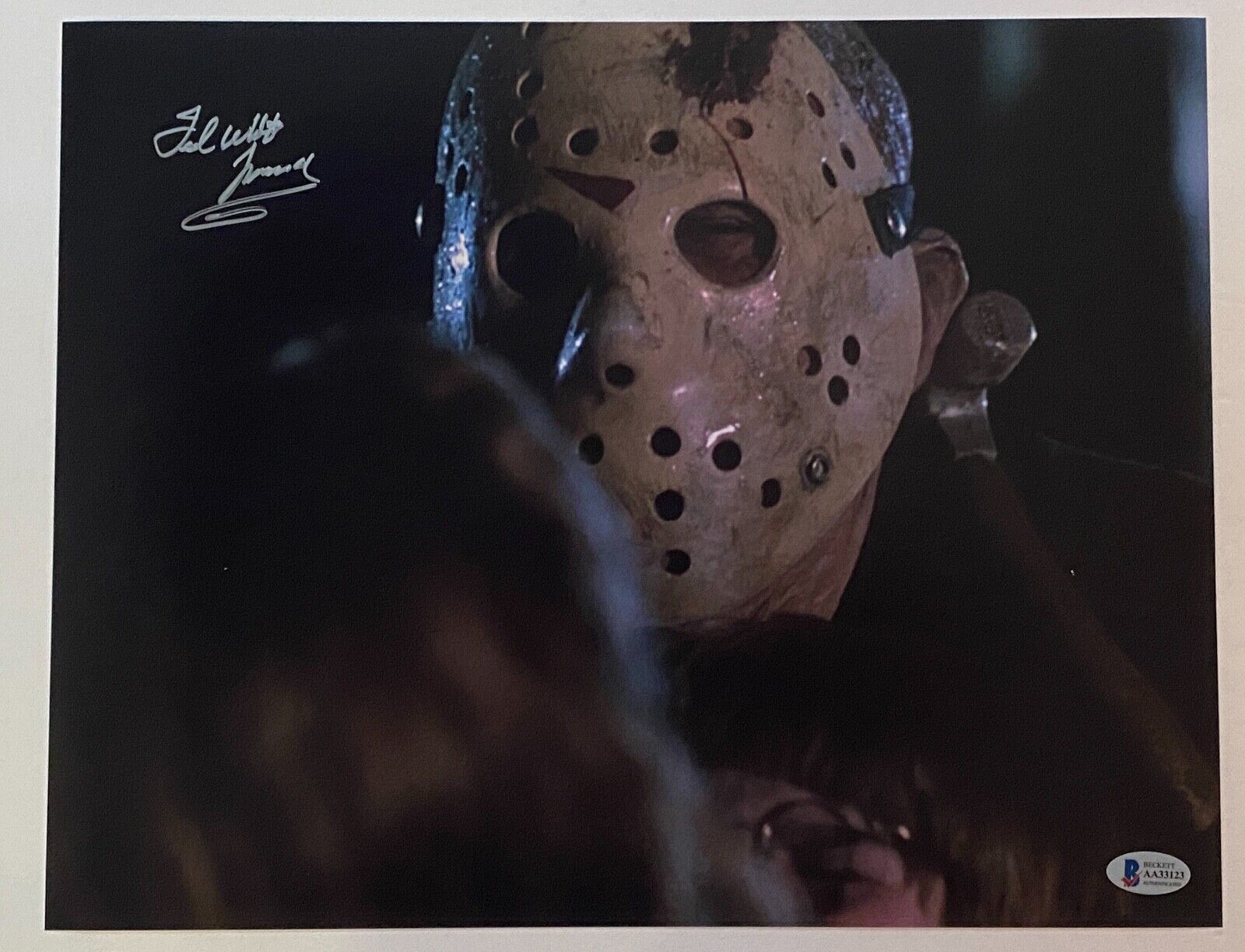 Ted White Signed Autographed 11x14 Photo Poster painting Jason Friday The 13th Beckett COA