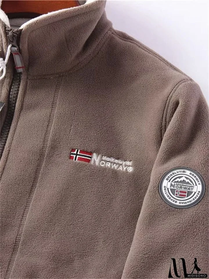 MidiSono - Men's Cozy Double-Sided Plush Winter Thermal Coat