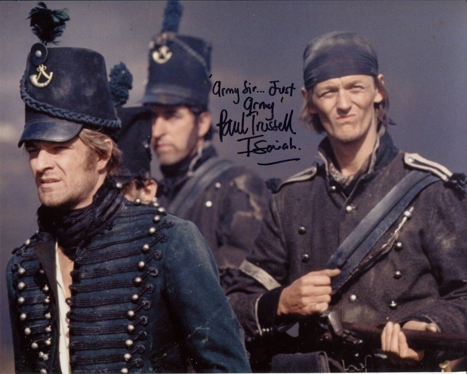 Sharpe: Chosen Man Paul Trussell ‘Army Sir’ signed Photo Poster painting - UACC DEALER