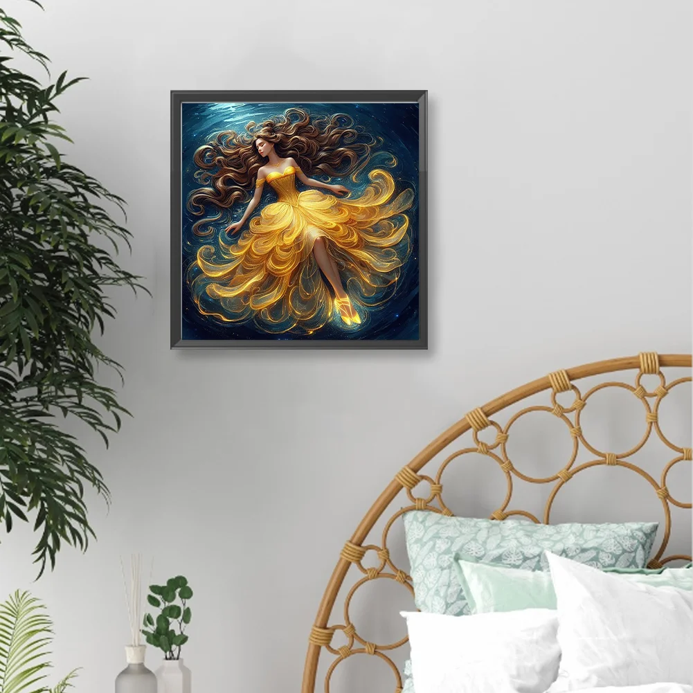 Diamond Painting - Full Round Drill - Princess Belle(Canvas|40*40cm)